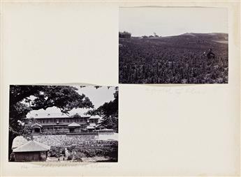 (JAPAN) An album with approximately 67 images documenting the city of Naha on the Okinawa Island and its inhabitants. Circa 1910s.